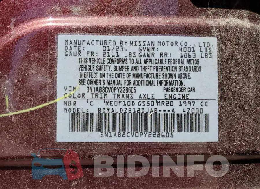 3N1AB8CV0PY228605 Photo# 12