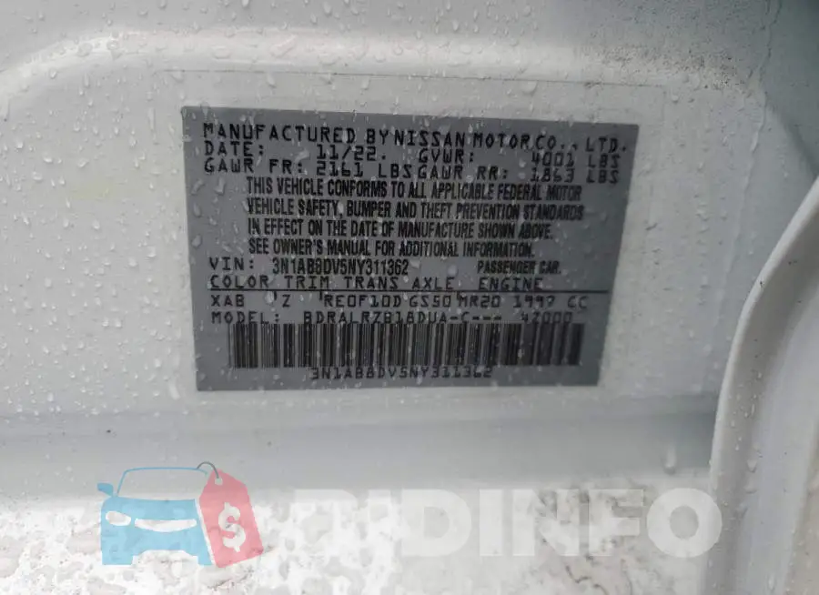 3N1AB8DV5NY311362 Photo# 12