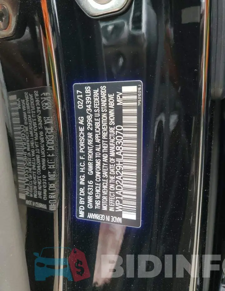 WP1AD2A29HLA83070 Photo# 12