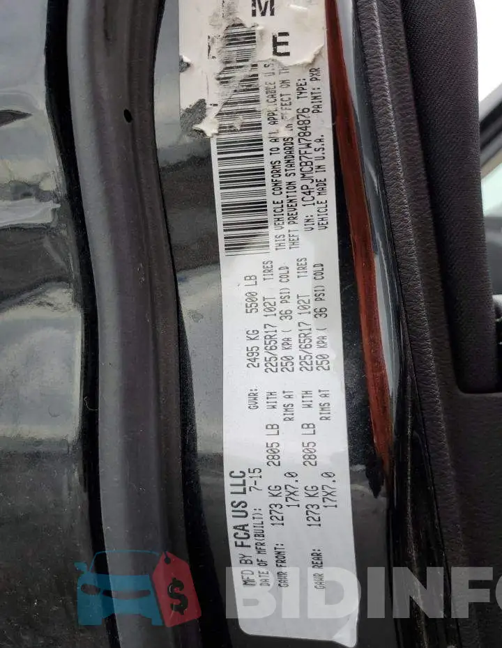 1C4PJMCB7FW784876 Photo# 13