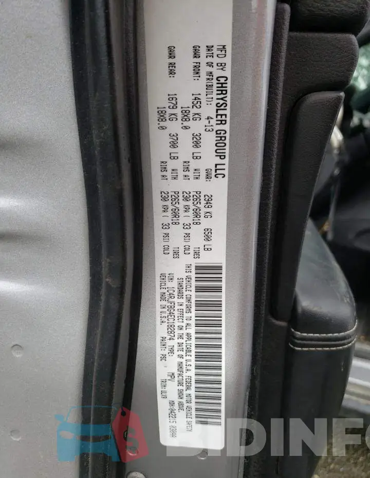 1C4RJFBG4EC182874 Photo# 14