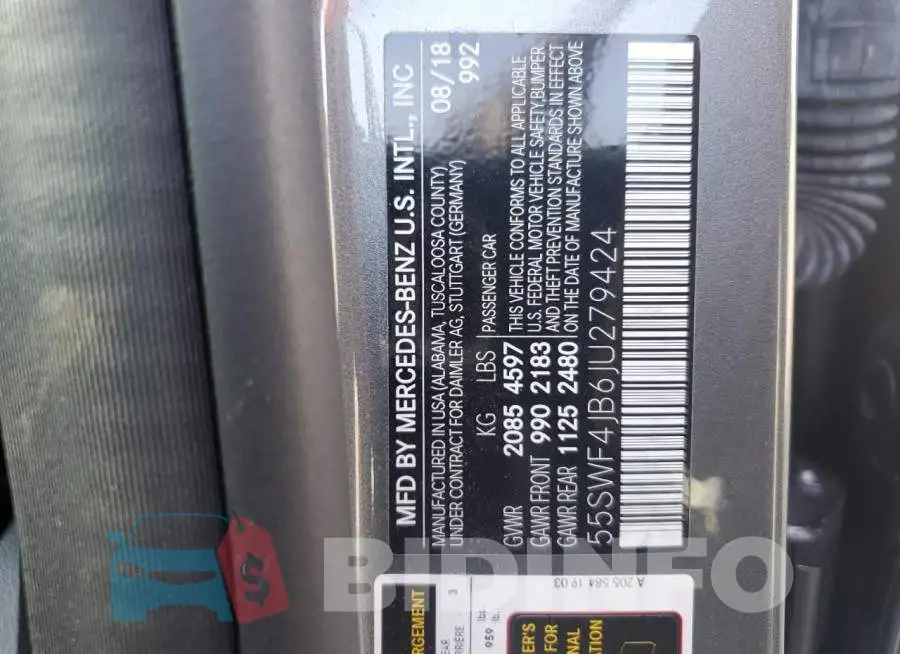 55SWF4JB6JU279424 Photo# 12