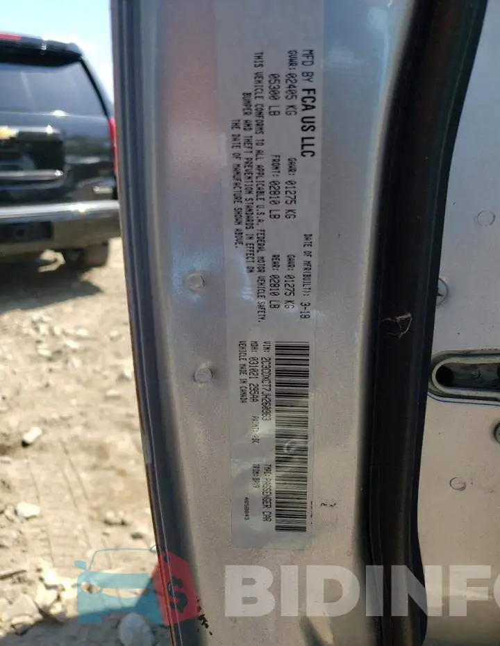 2C3CDXCT7JH260963 Photo# 12