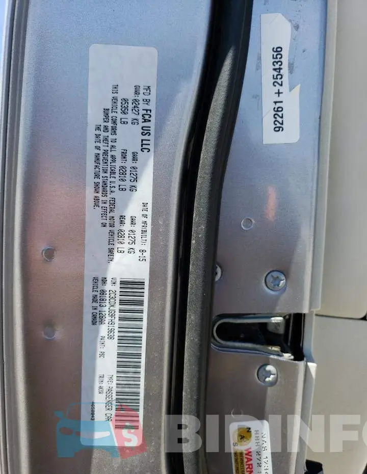 2C3CDXJG9FH919638 Photo# 13