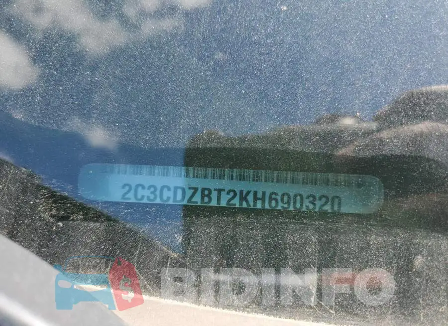 2C3CDZBT2KH690320 Photo# 12