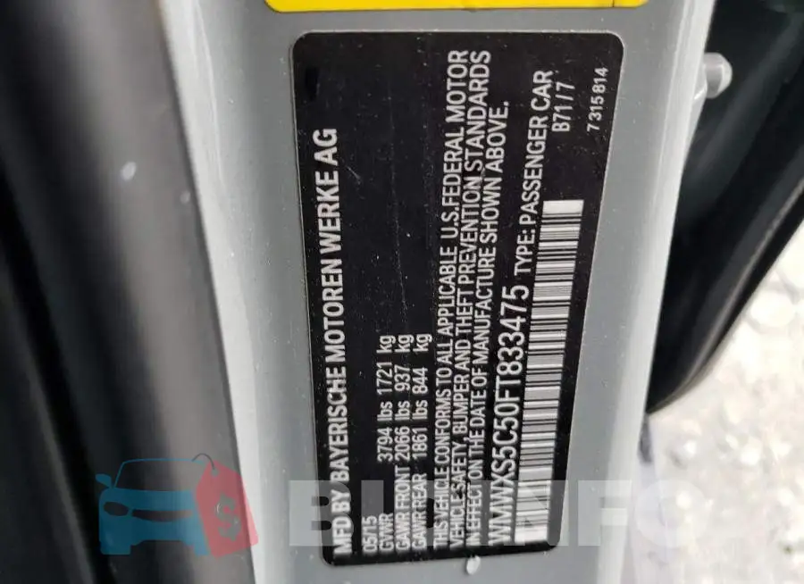 WMWXS5C50FT833475 Photo# 12