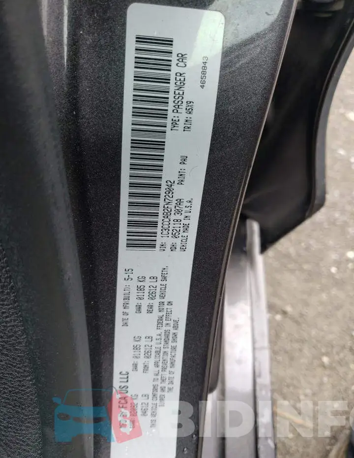 1C3CCCAB2FN729042 Photo# 12