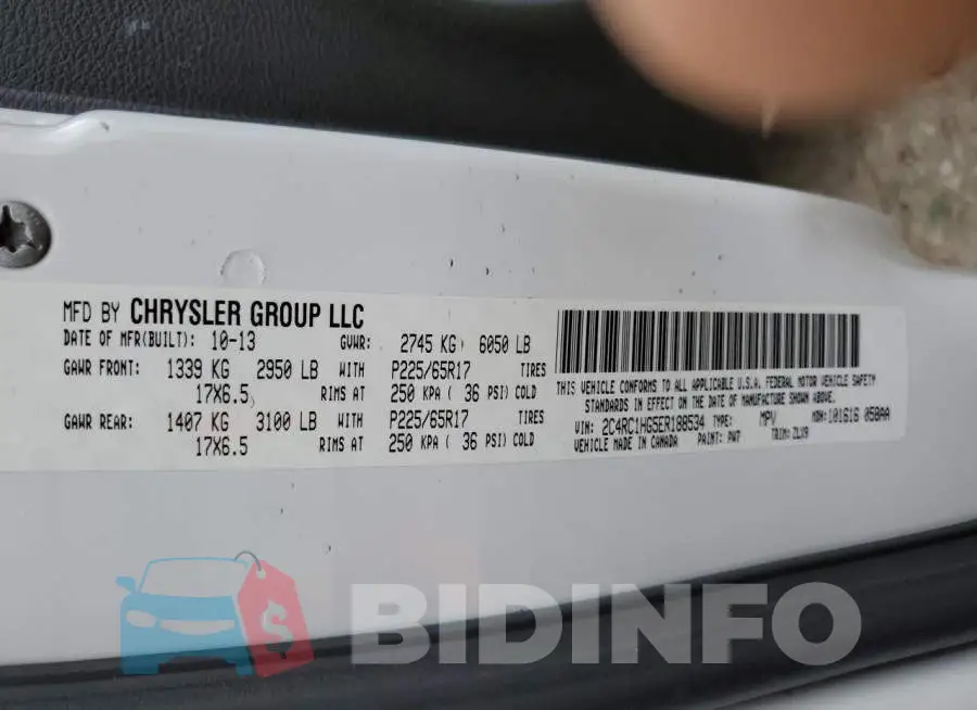 2C4RC1HG5ER188534 Photo# 12