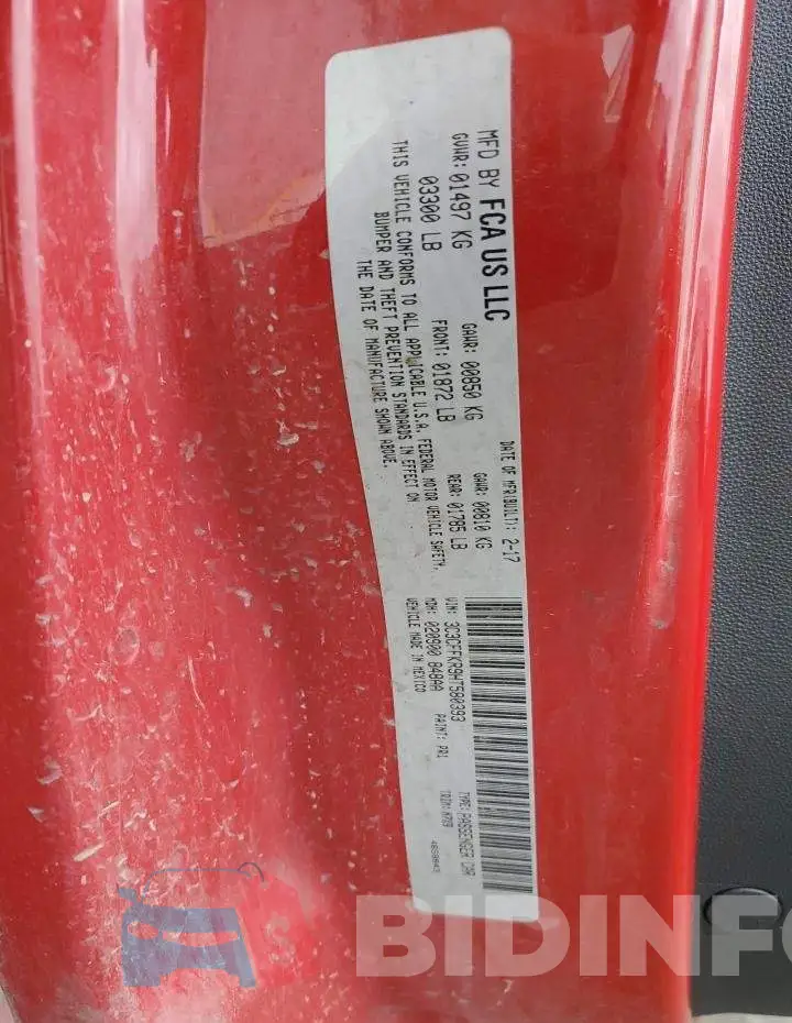 3C3CFFKR9HT580393 Photo# 12