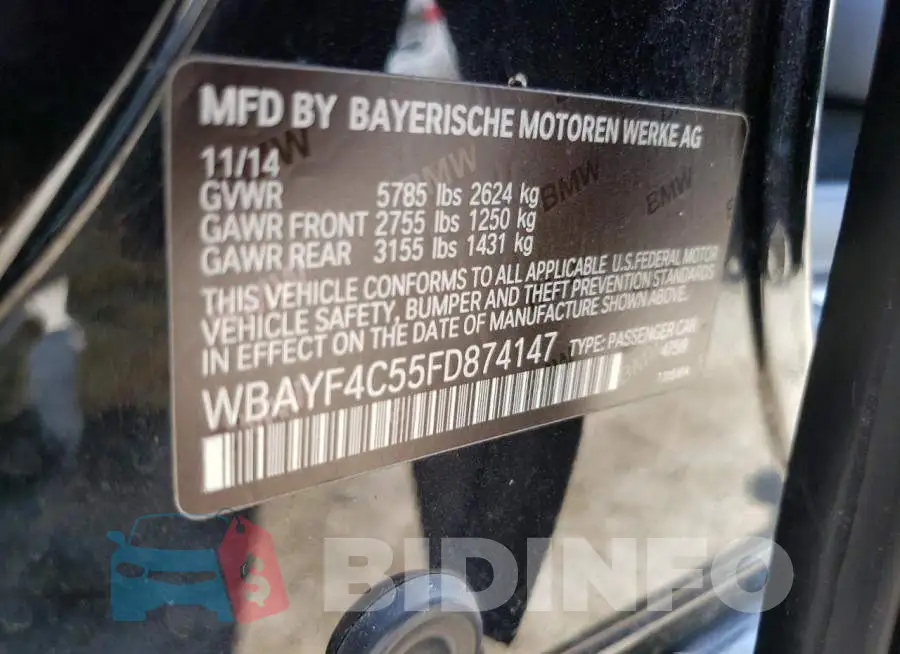 WBAYF4C55FD874147 Photo# 12