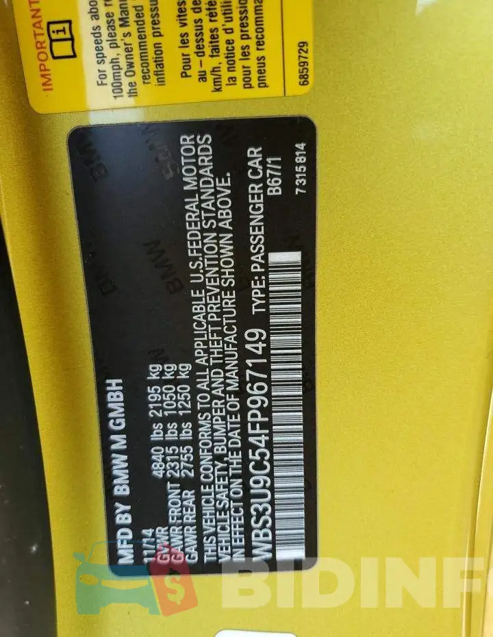 WBS3U9C54FP967149 Photo# 12