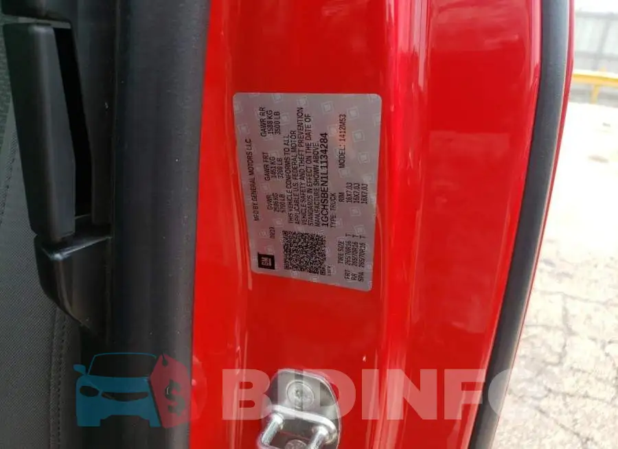 1GCHSBEN1L1134284 Photo# 12
