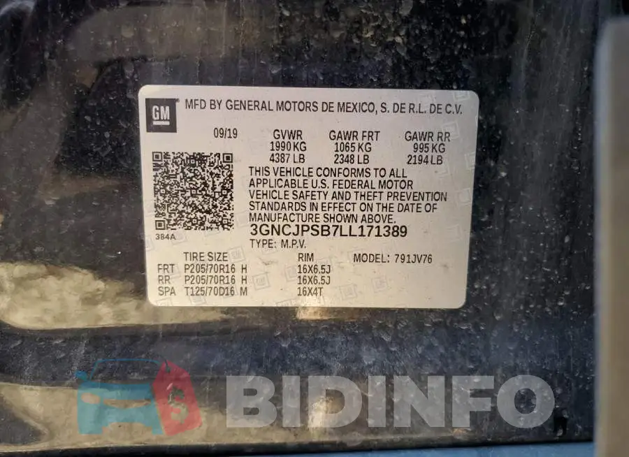 3GNCJPSB7LL171389 Photo# 12