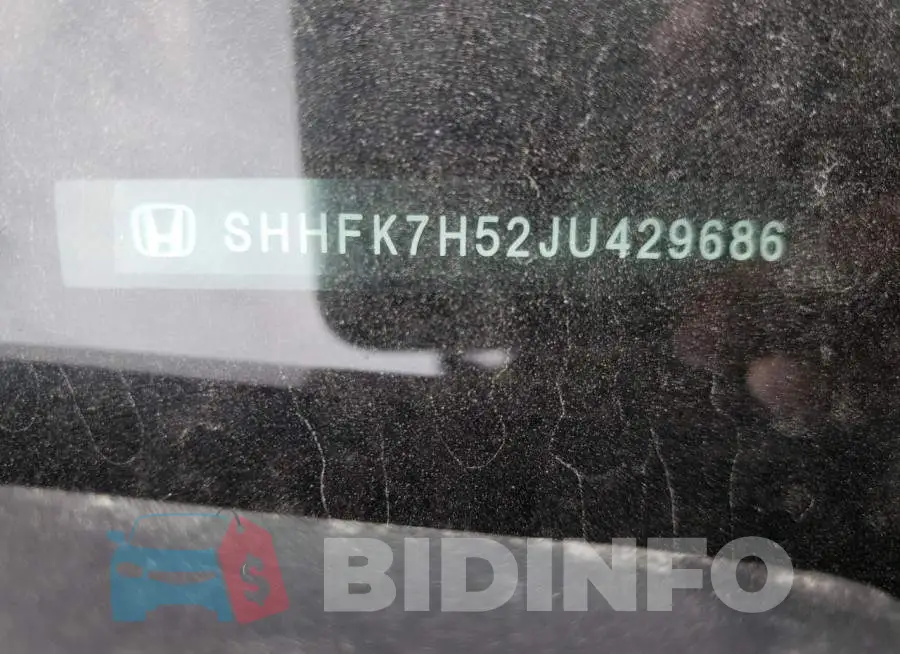 SHHFK7H52JU429686 Photo# 12