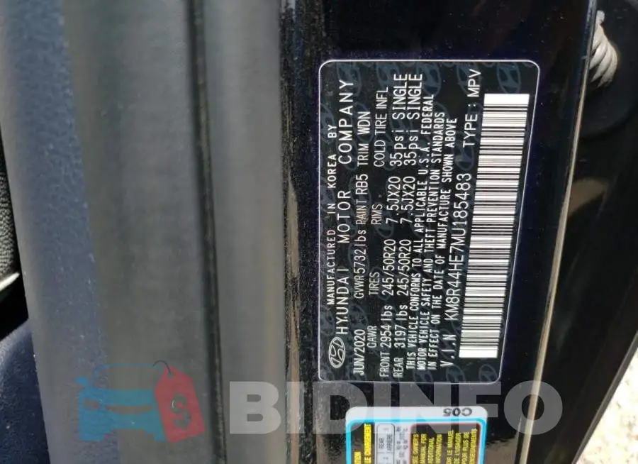 KM8R44HE7MU185483 Photo# 14