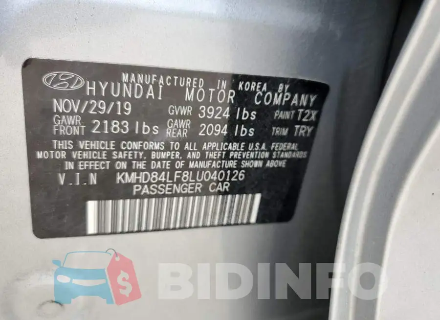 KMHD84LF8LU040126 Photo# 12