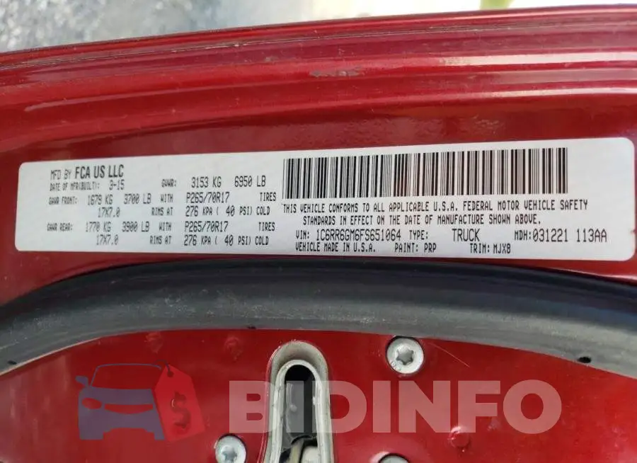 1C6RR6GM6FS651064 Photo# 12