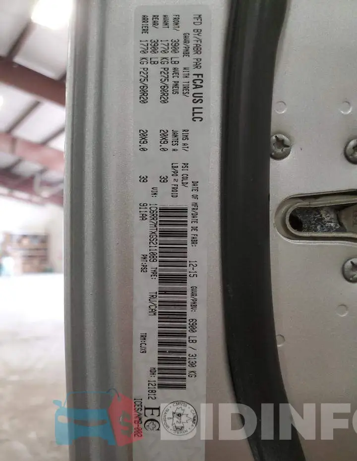 1C6RR7MTXGS211089 Photo# 12