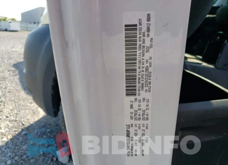 3C6TRVCD1EE129854 Photo# 13