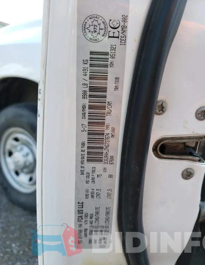3C6UR4HJ7HG737674 Photo# 12