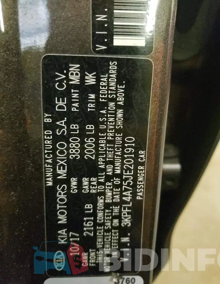 3KPFL4A75JE201910 Photo# 12