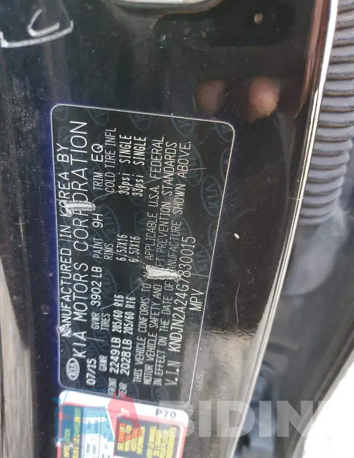 KNDJN2A24G7830015 Photo# 12