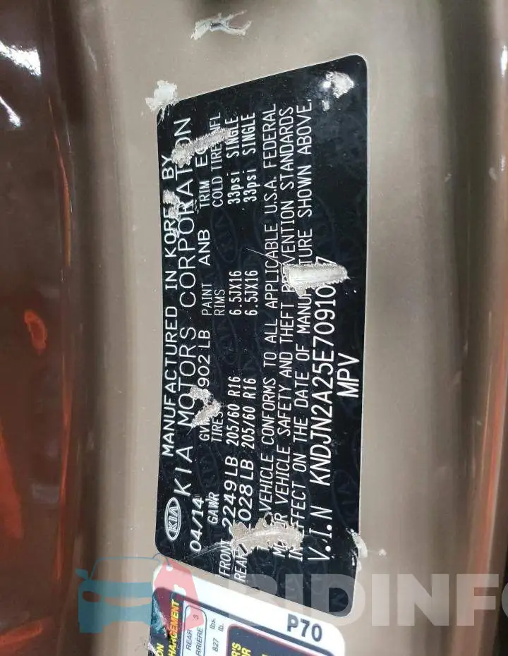 KNDJN2A25E7091007 Photo# 12