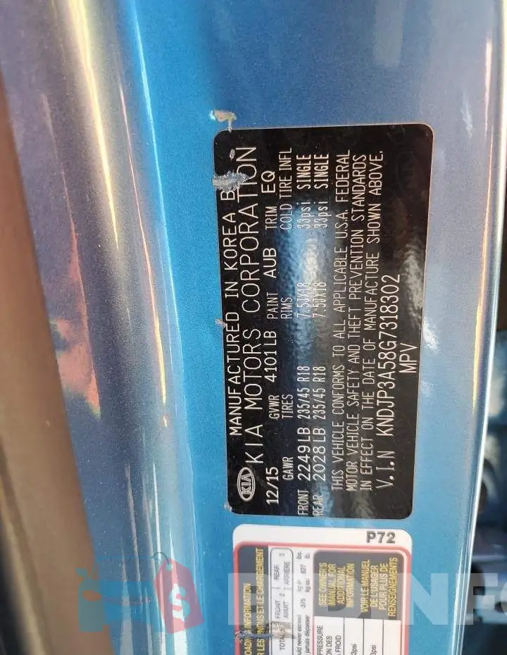 KNDJP3A58G7318302 Photo# 13