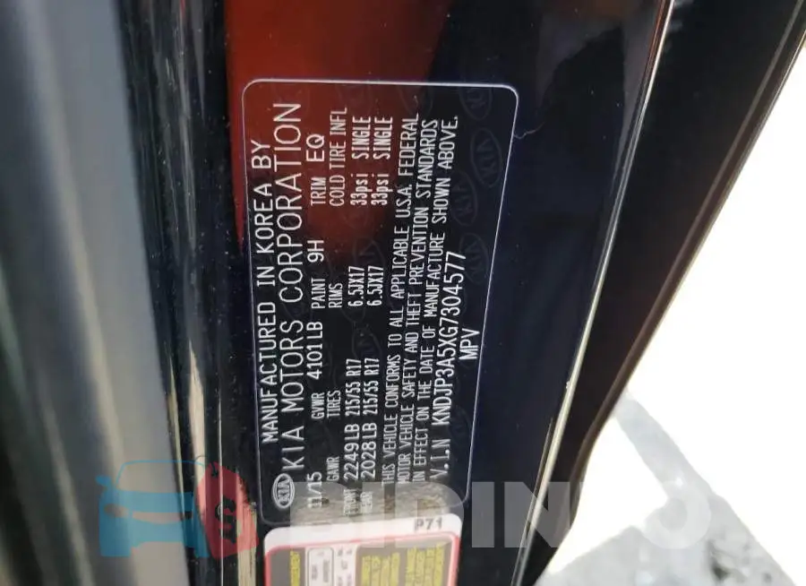 KNDJP3A5XG7304577 Photo# 12