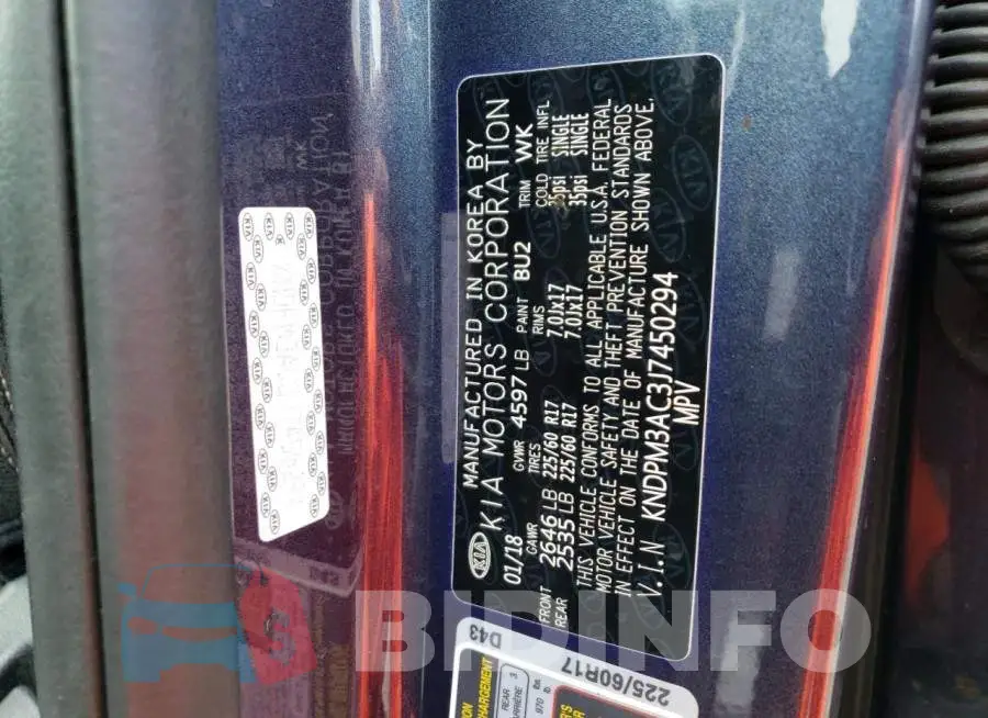 KNDPM3AC3J7450294 Photo# 13