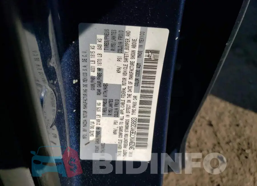 3MZBM1K73EM122883 Photo# 12