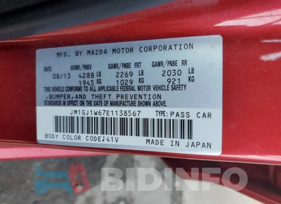 JM1GJ1W67E1138567 Photo# 12