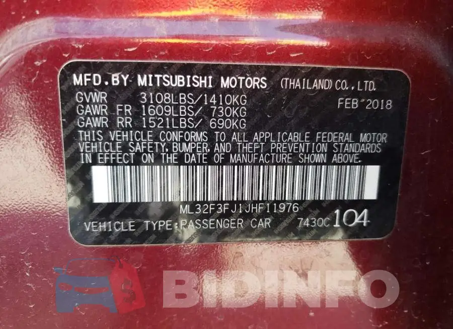 ML32F3FJ1JHF11976 Photo# 13