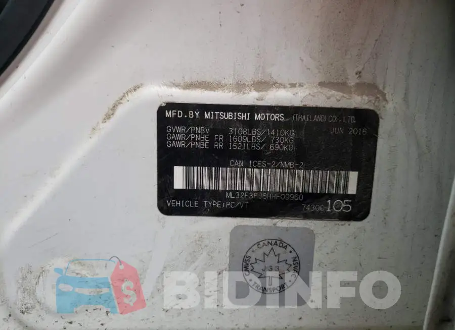 ML32F3FJ6HHF09960 Photo# 12