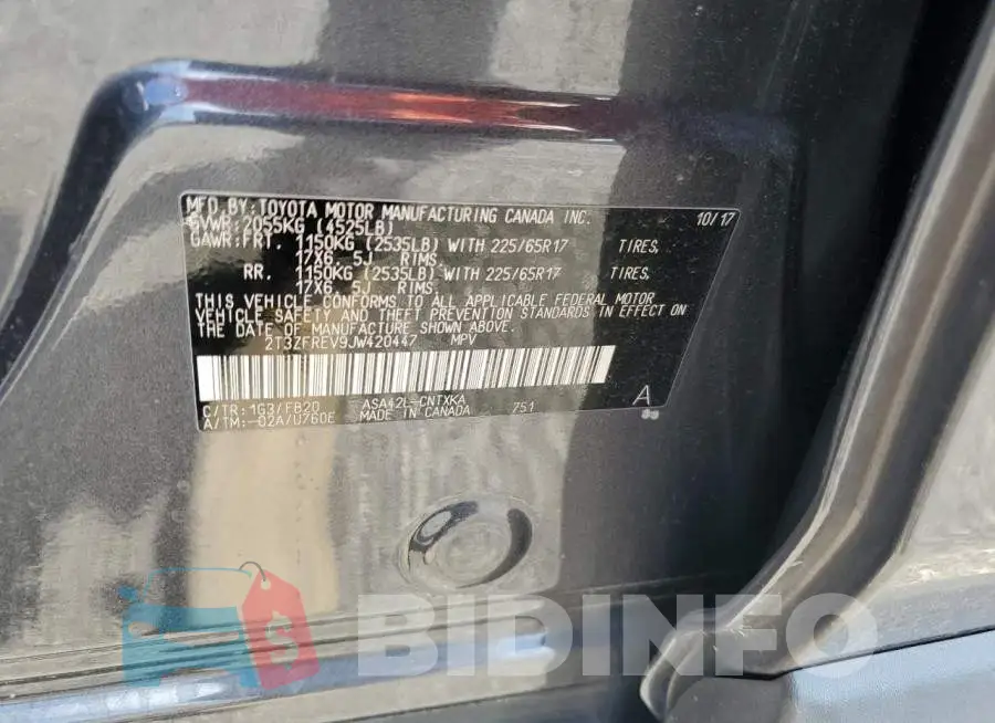 2T3ZFREV9JW420447 Photo# 12
