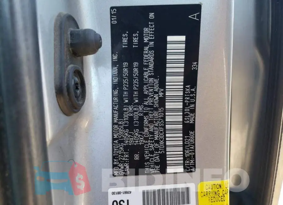 5TDXK3DCXFS571015 Photo# 13