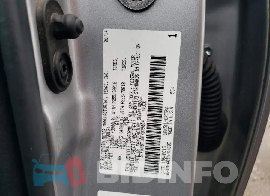 5TFRM5F18EX079084 Photo# 12
