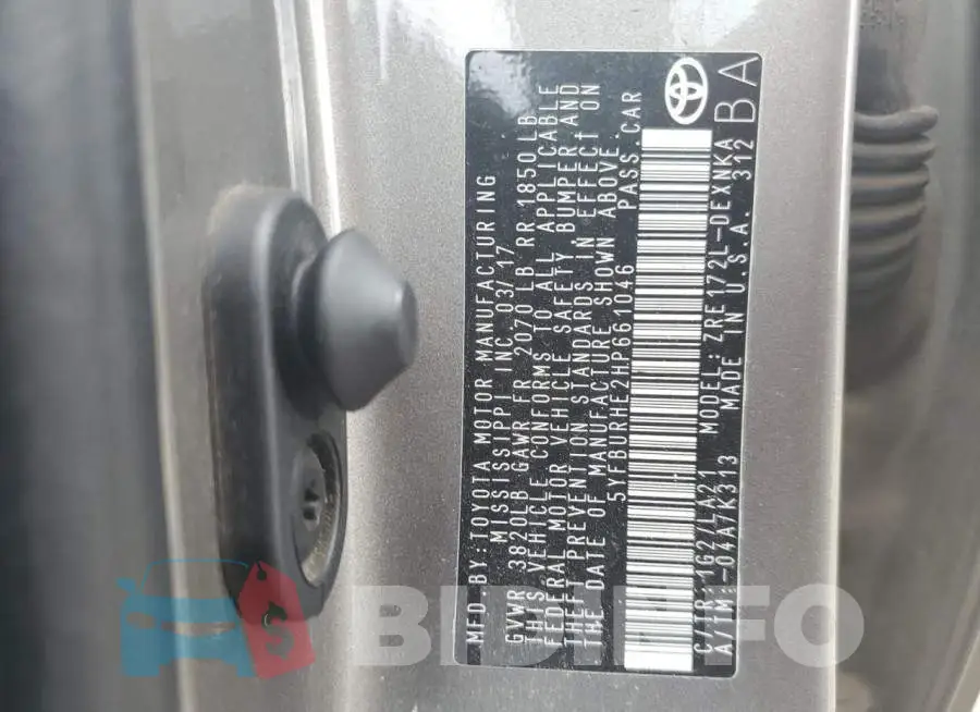 5YFBURHE2HP661046 Photo# 12