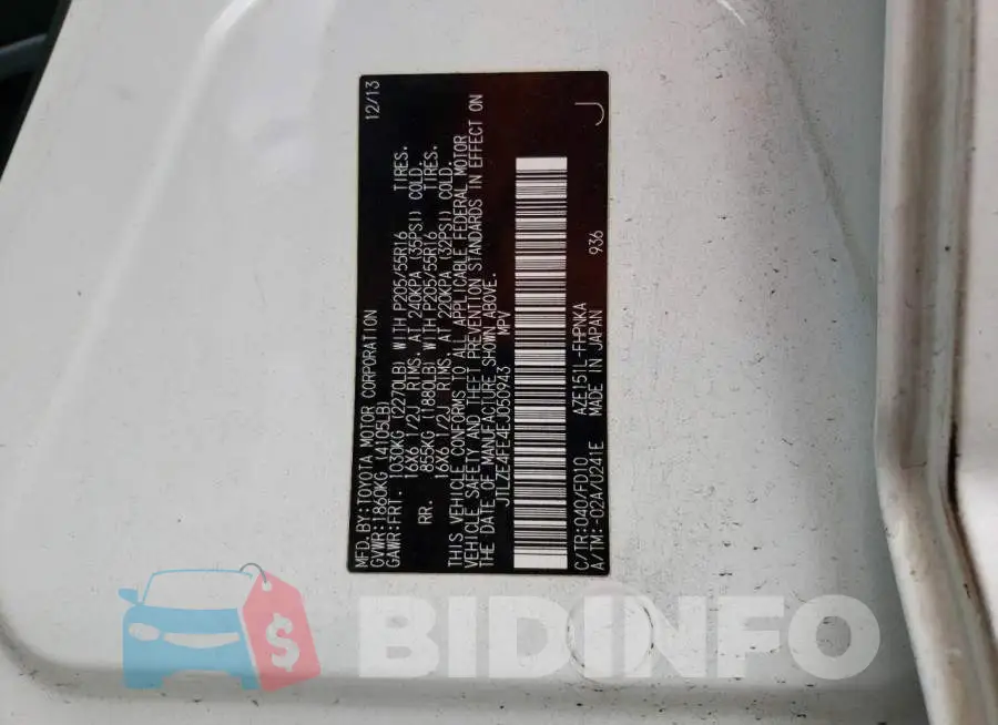 JTLZE4FE4EJ050943 Photo# 12
