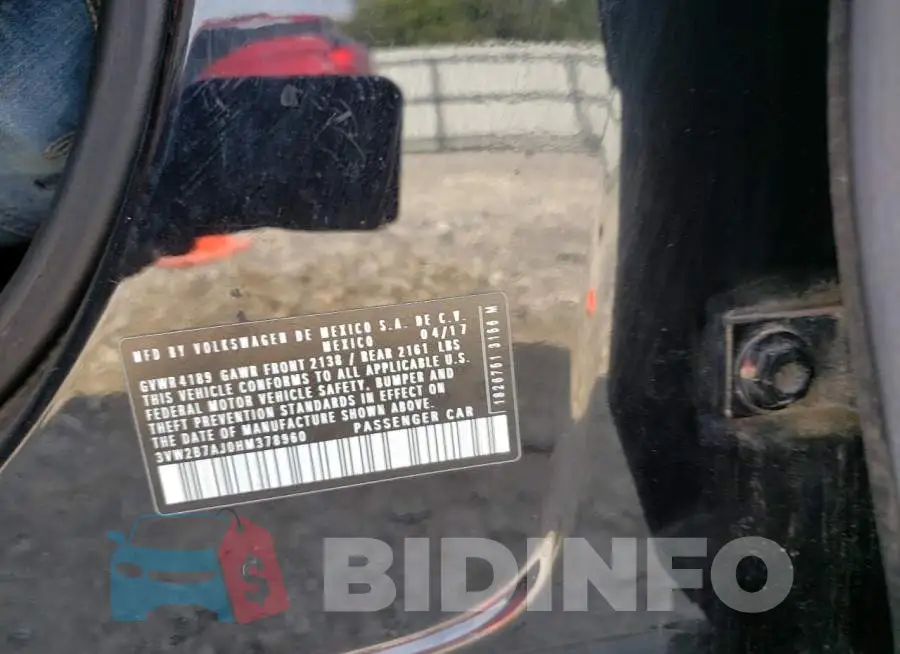 3VW2B7AJ0HM378960 Photo# 12