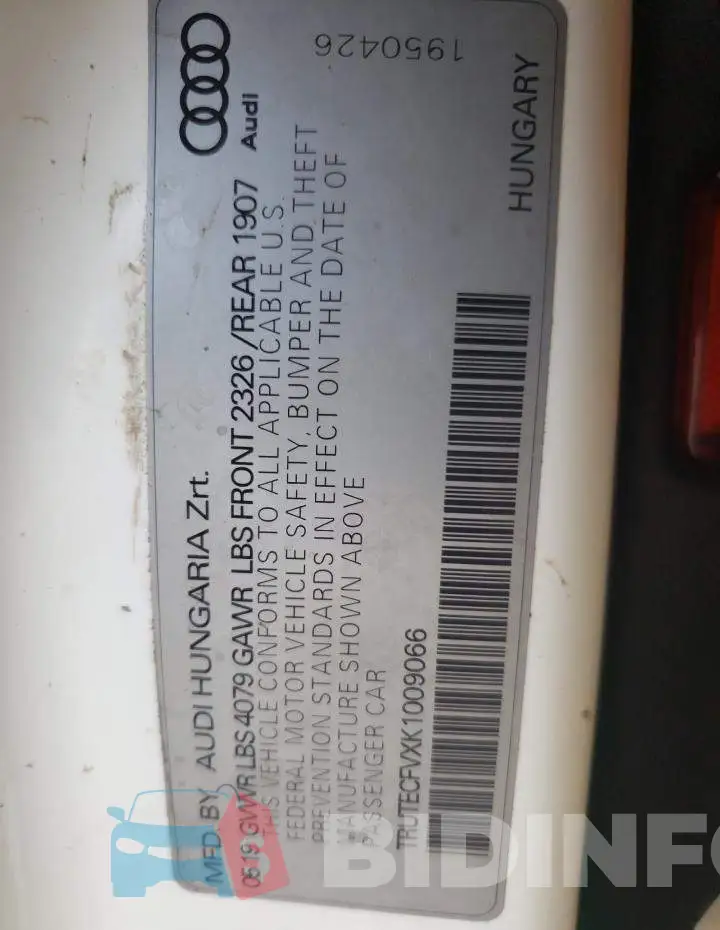 TRUTECFVXK1009066 Photo# 13
