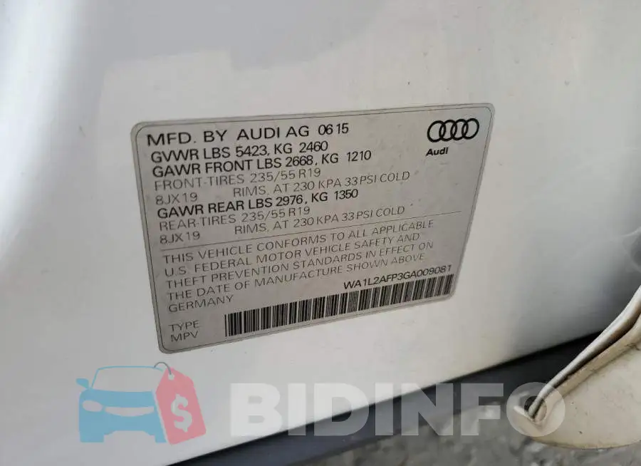 WA1L2AFP3GA009081 Photo# 12