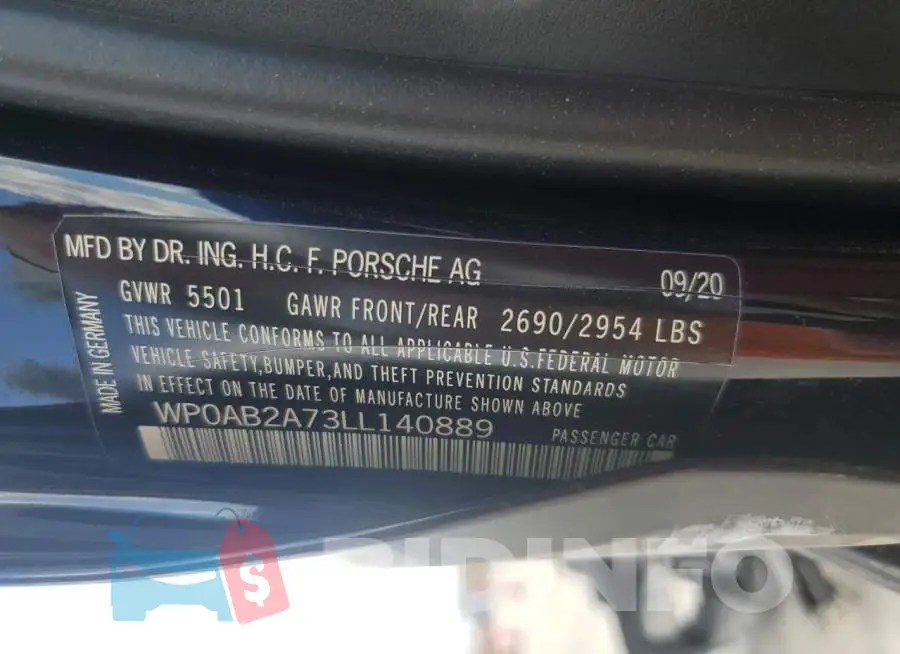 WP0AB2A73LL140889 Photo# 12