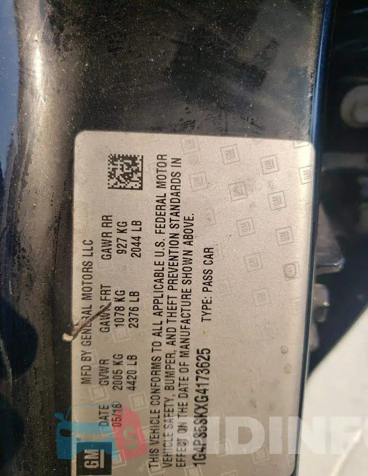 1G4PS5SKXG4173625 Photo# 12