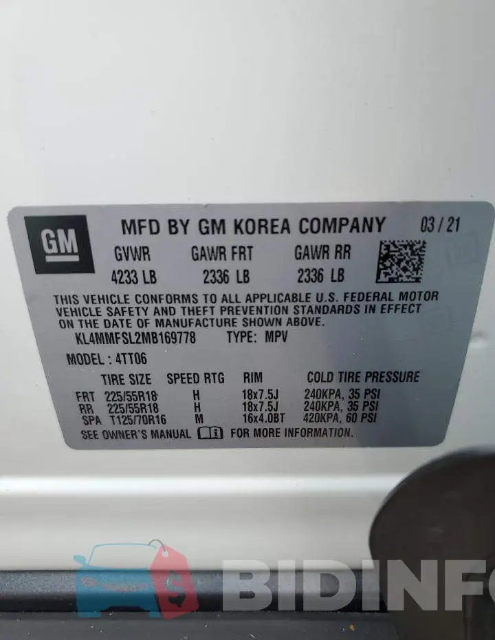 KL4MMFSL2MB169778 Photo# 13