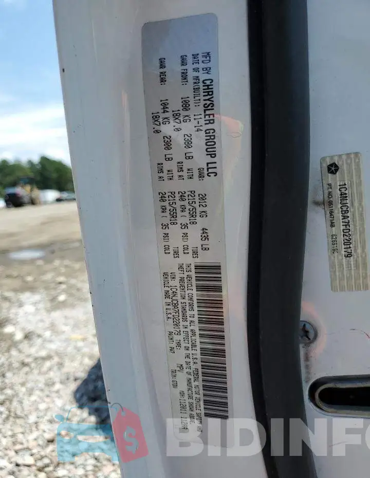 1C4NJCBA7FD220179 Photo# 13