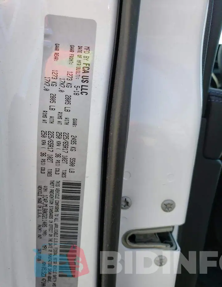 1C4PJMLB0KD211405 Photo# 14