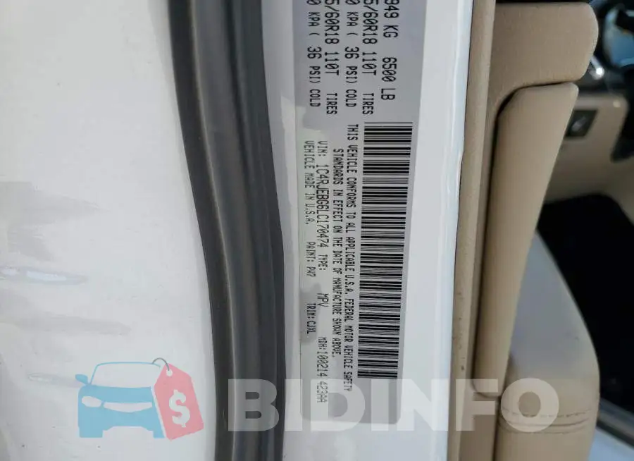 1C4RJEBG6LC170474 Photo# 12