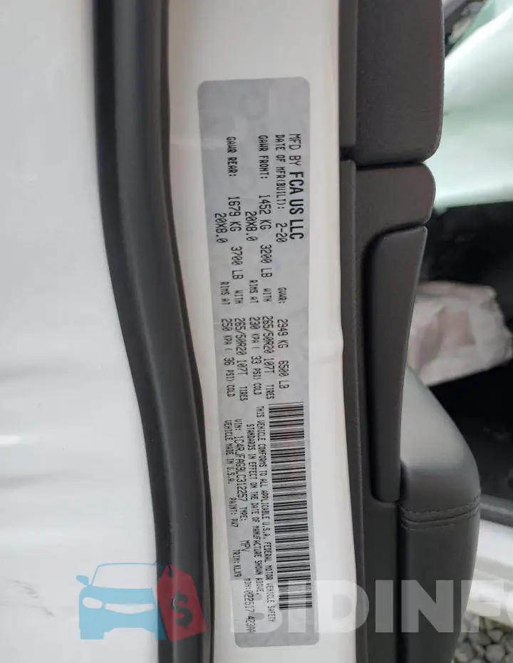 1C4RJFAG9LC312257 Photo# 13