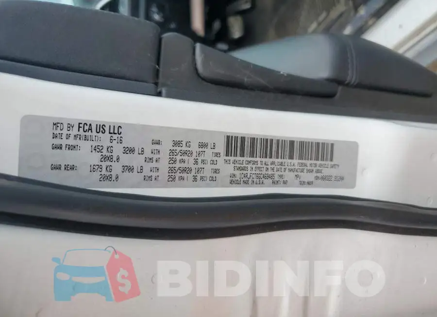 1C4RJFCT6GC469485 Photo# 13